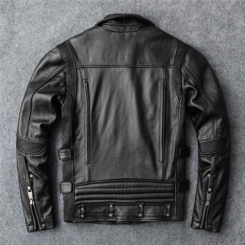 Soft Cowhide Leather Jacket - Image 2