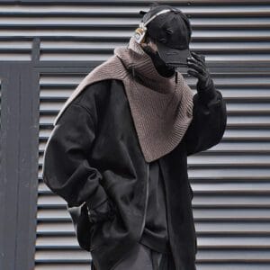 Suede Baggy Jacket+Free Scarf