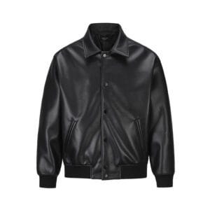 Pu Lapel Retro Leather Jacket