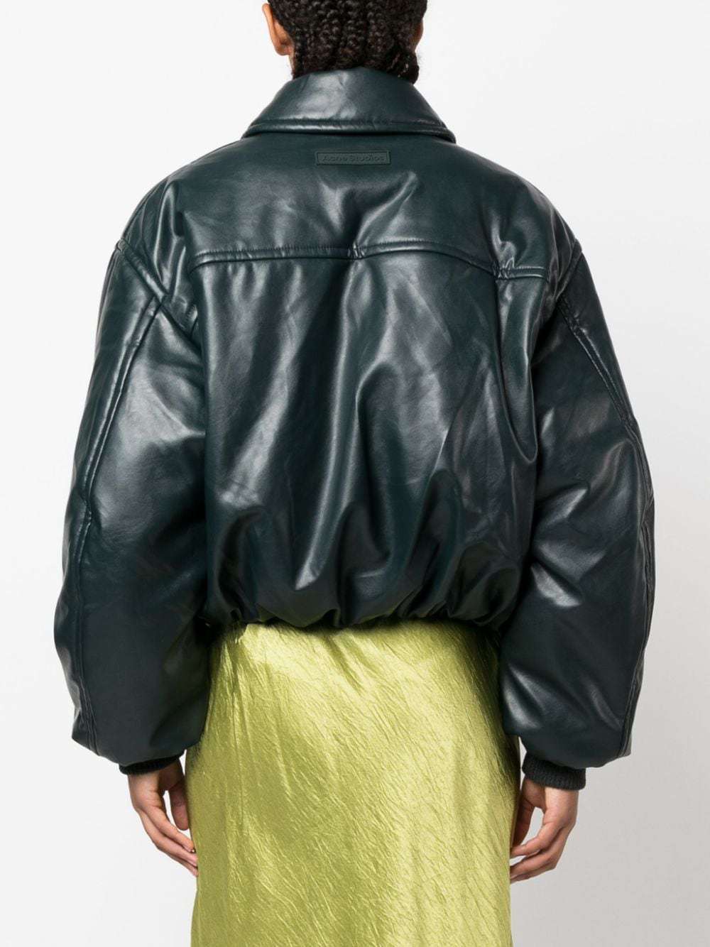 Leather Waterproof Thermal Quilted Jacket - Image 4