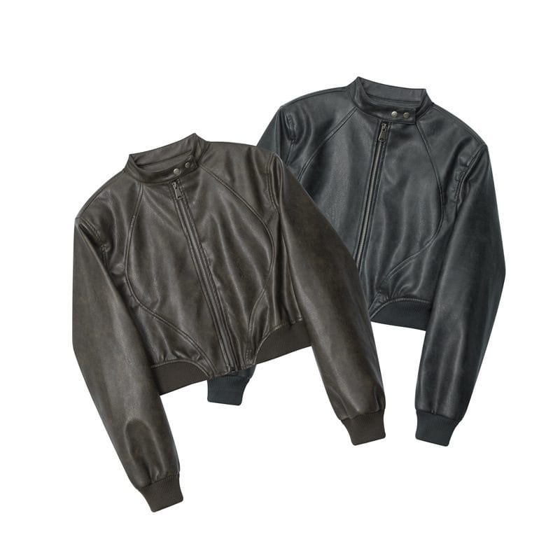 HeyHenry Leather Short Jacket - Image 7