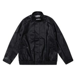 Deconstructing Patchwork Leather Jacket