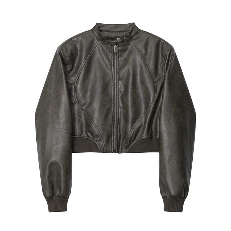 HeyHenry Leather Short Jacket - Image 3