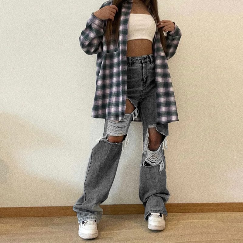 Street Wash Hip Hop Trousers - Image 4