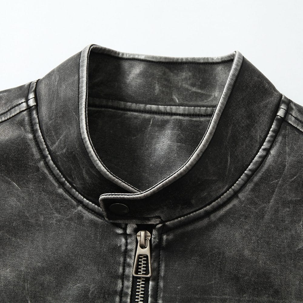 03 Believe Leather Jacket - Image 2