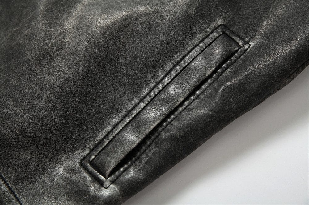 03 Believe Leather Jacket - Image 7