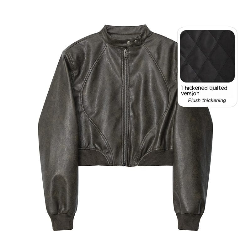 HeyHenry Leather Short Jacket - Image 4