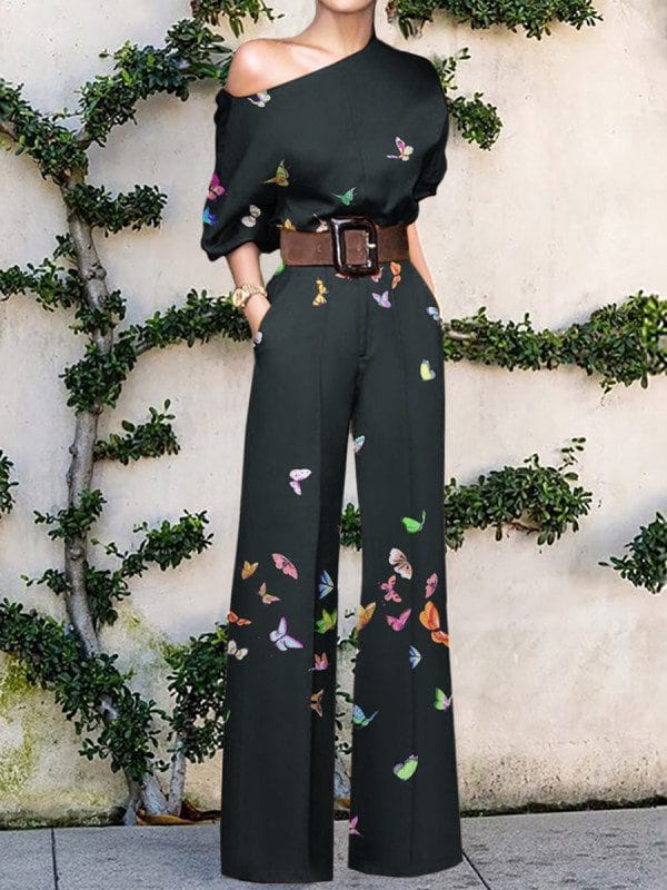 Floral Print Jumpsuit - Image 3