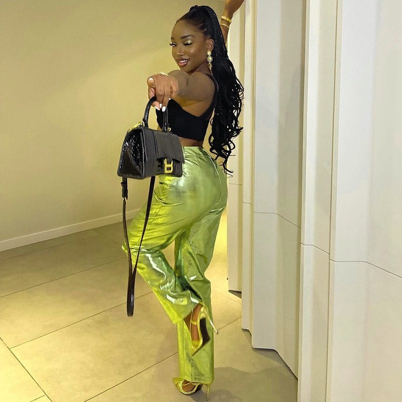 Bright PU Leather Pants - Image 6