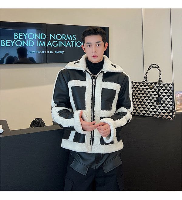 French Korean Fur Jacket - Image 7