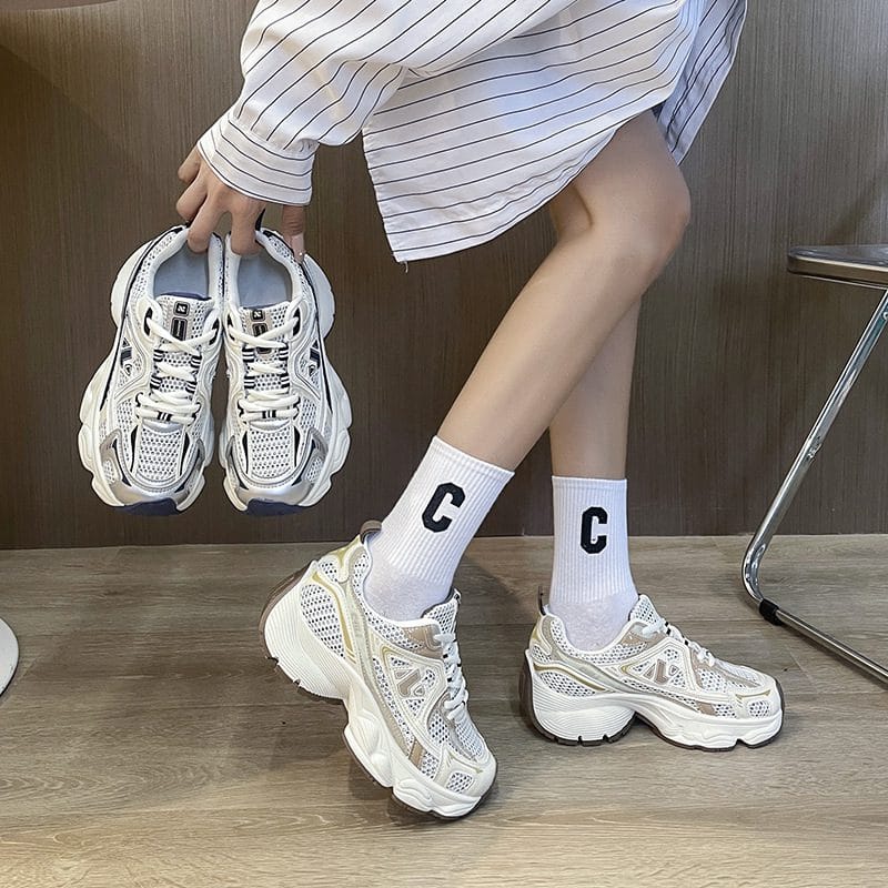 Mesh Platform Shoes - Image 9