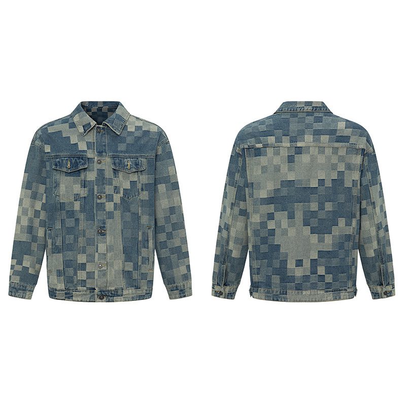 Mosaic Denim Jacket - Image 4