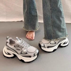 Mesh Breathable Clunky Sneakers