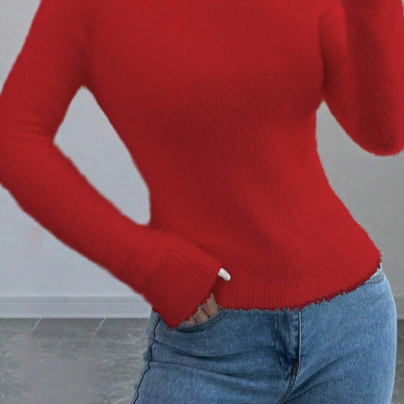 Soft Glutinous Sweater - Image 3