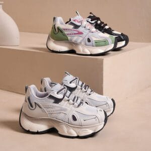 Thick-soled Mesh Sneaker