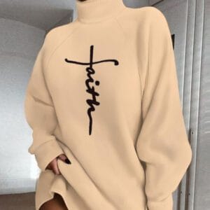 Faith Turtle-Neck Dress