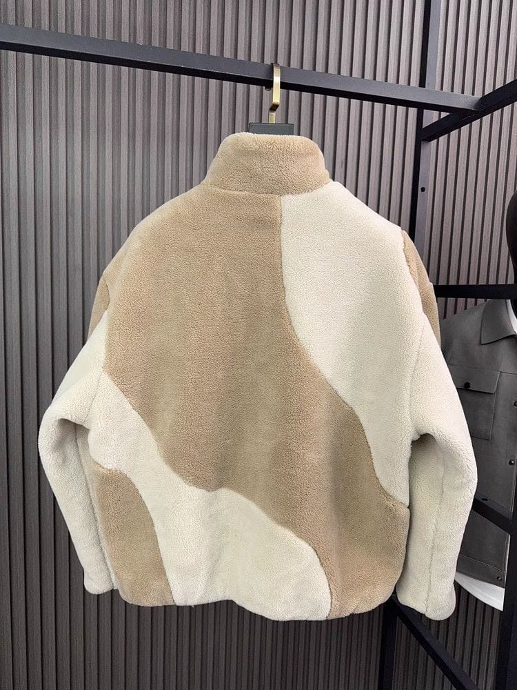 Collar Contrast Jacket - Image 4