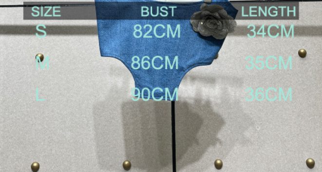 Hem-Tube Denim Vest - Image 4