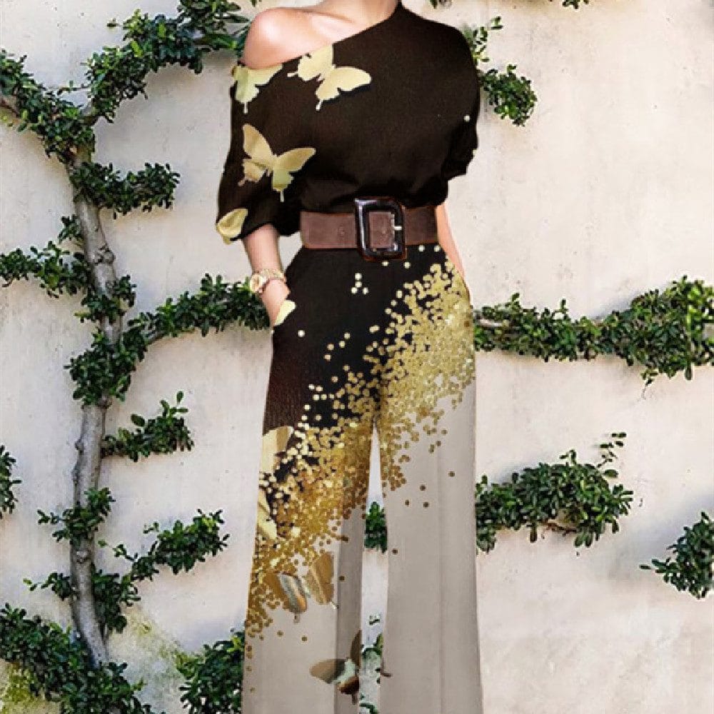 Floral Print Jumpsuit