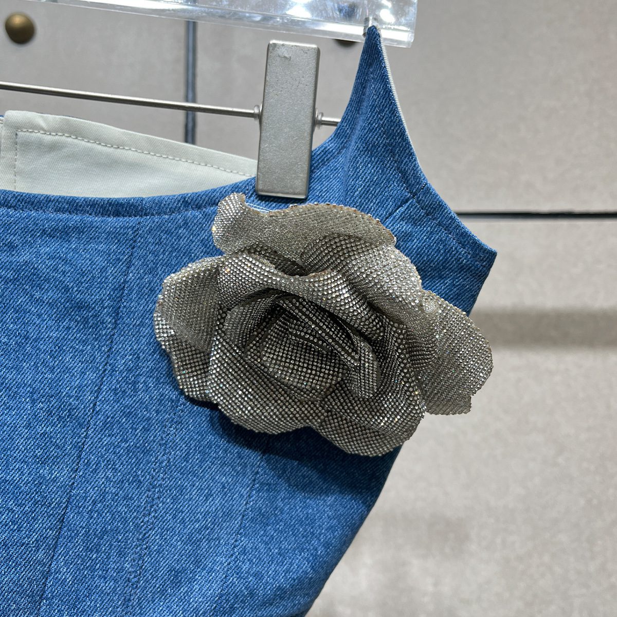 Hem-Tube Denim Vest - Image 3