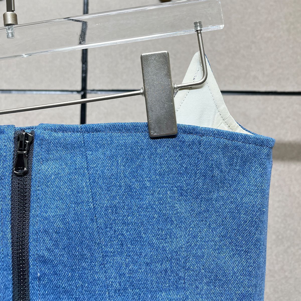 Hem-Tube Denim Vest - Image 6