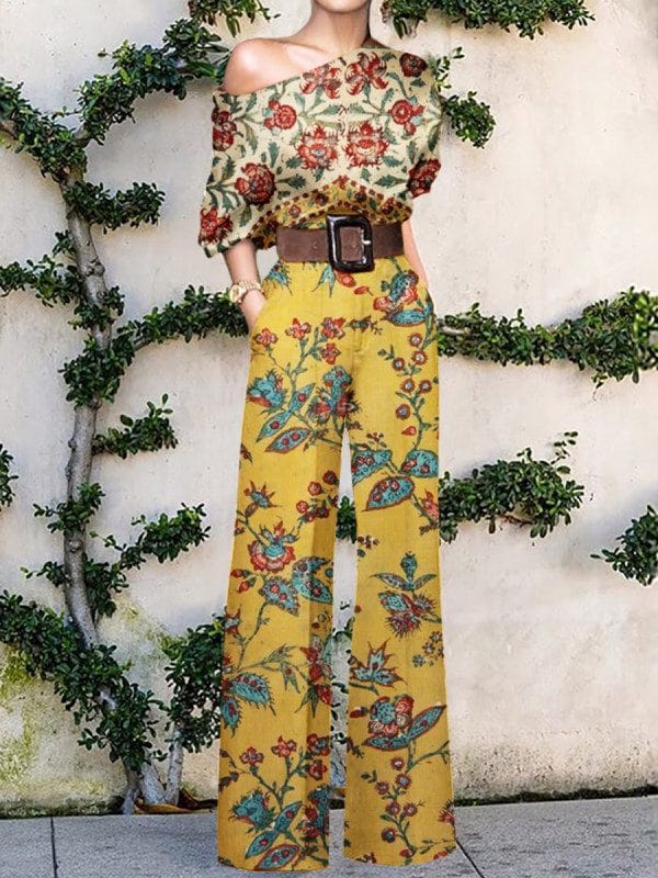 Floral Print Jumpsuit - Image 8