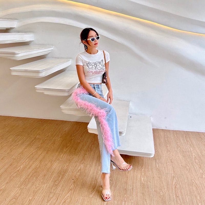 Straight Wide-Leg Pants - Image 3