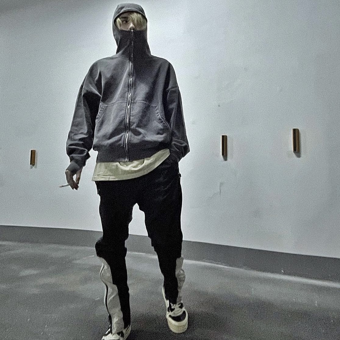 Mask Zipper Sweater - Image 4