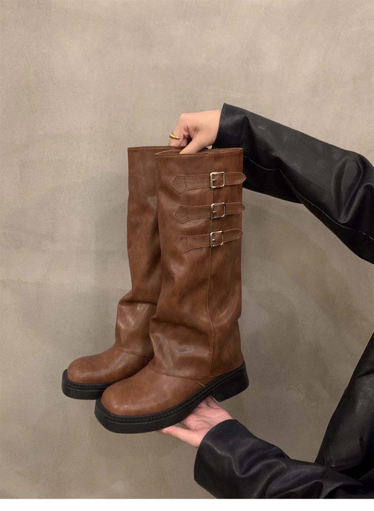 Retro Pantyhose Boots - Image 8