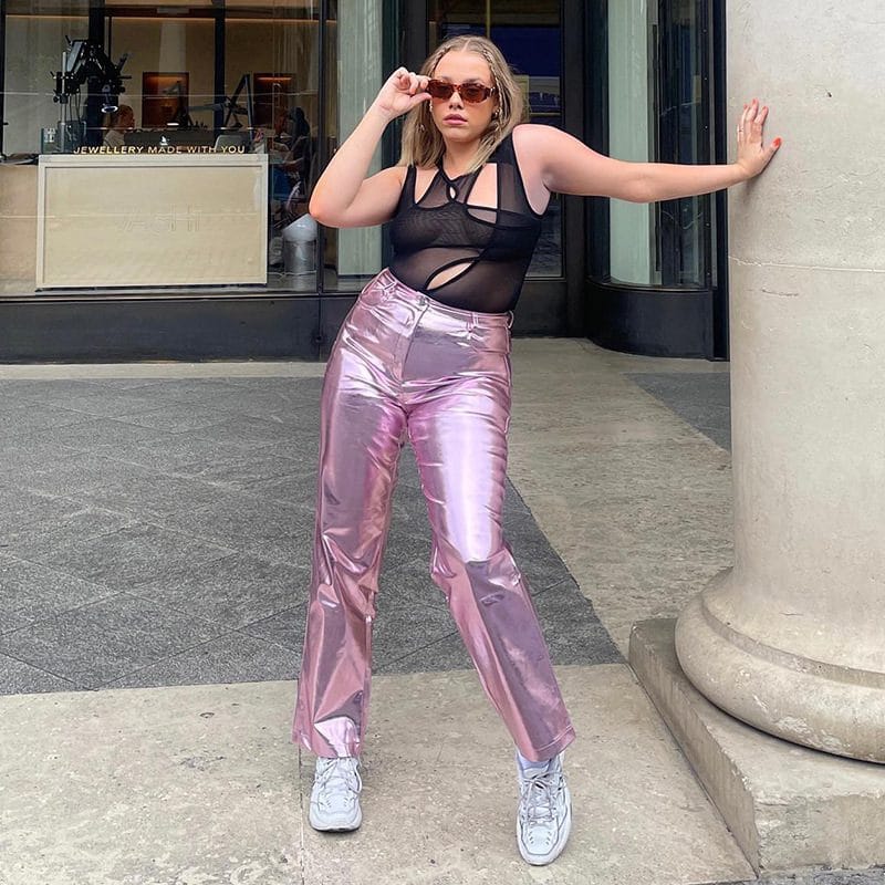 Bright PU Leather Pants - Image 10