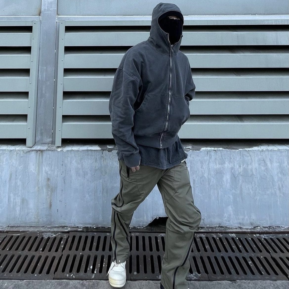 Mask Zipper Sweater - Image 2